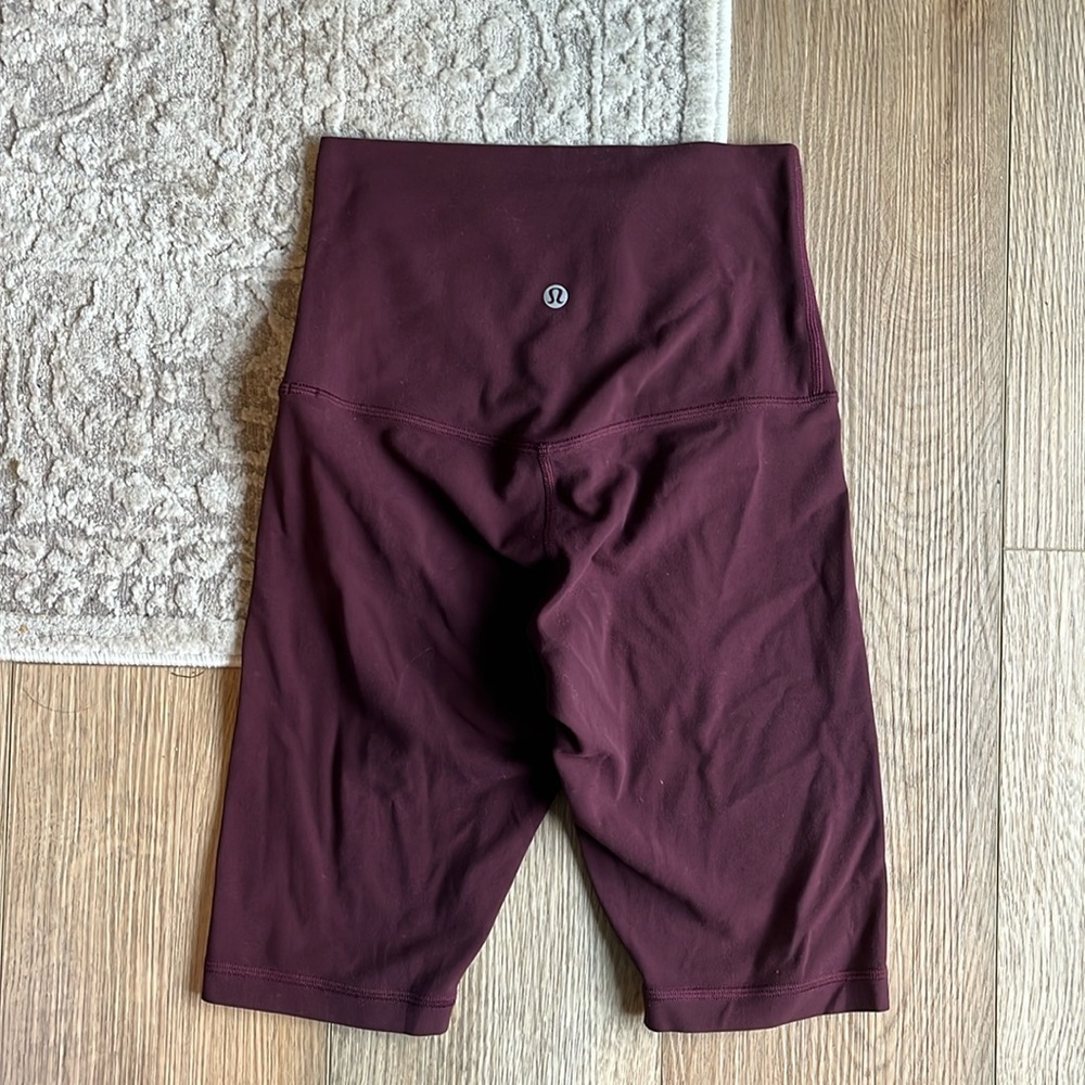lulu align shorts super high rise 10”